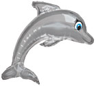 40 tum Delfin Silvergrå - 101 cm