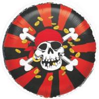 18" Pirat Jolly Roger 45 cm