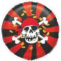 18" Pirat Jolly Roger 45 cm
