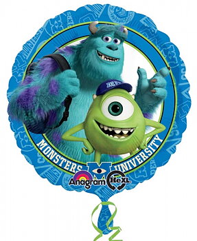 18" Heliumfylld Monsters University 45 cm