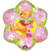 18" Heliumfylld Puh Friendly Flower 45 cm