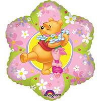 18" Heliumfylld Puh Friendly Flower 45 cm