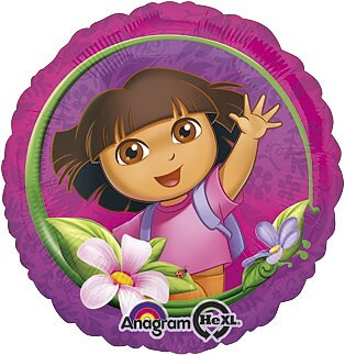 18" Heliumfylld Dora The Explorer 45 cm