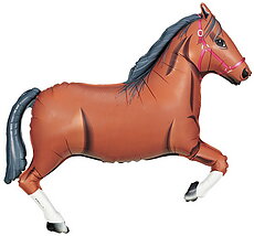 43 tum Häst Brun Shape - 75 cm