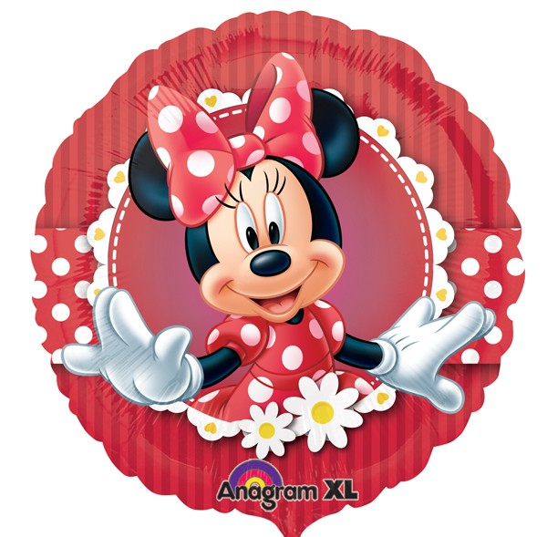 18" Heliumfylld Mad about Minnie 45 cm