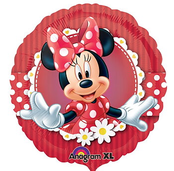 18" Heliumfylld Mad about Minnie 45 cm