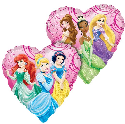18" Heliumfylld Princess Garden 45cm