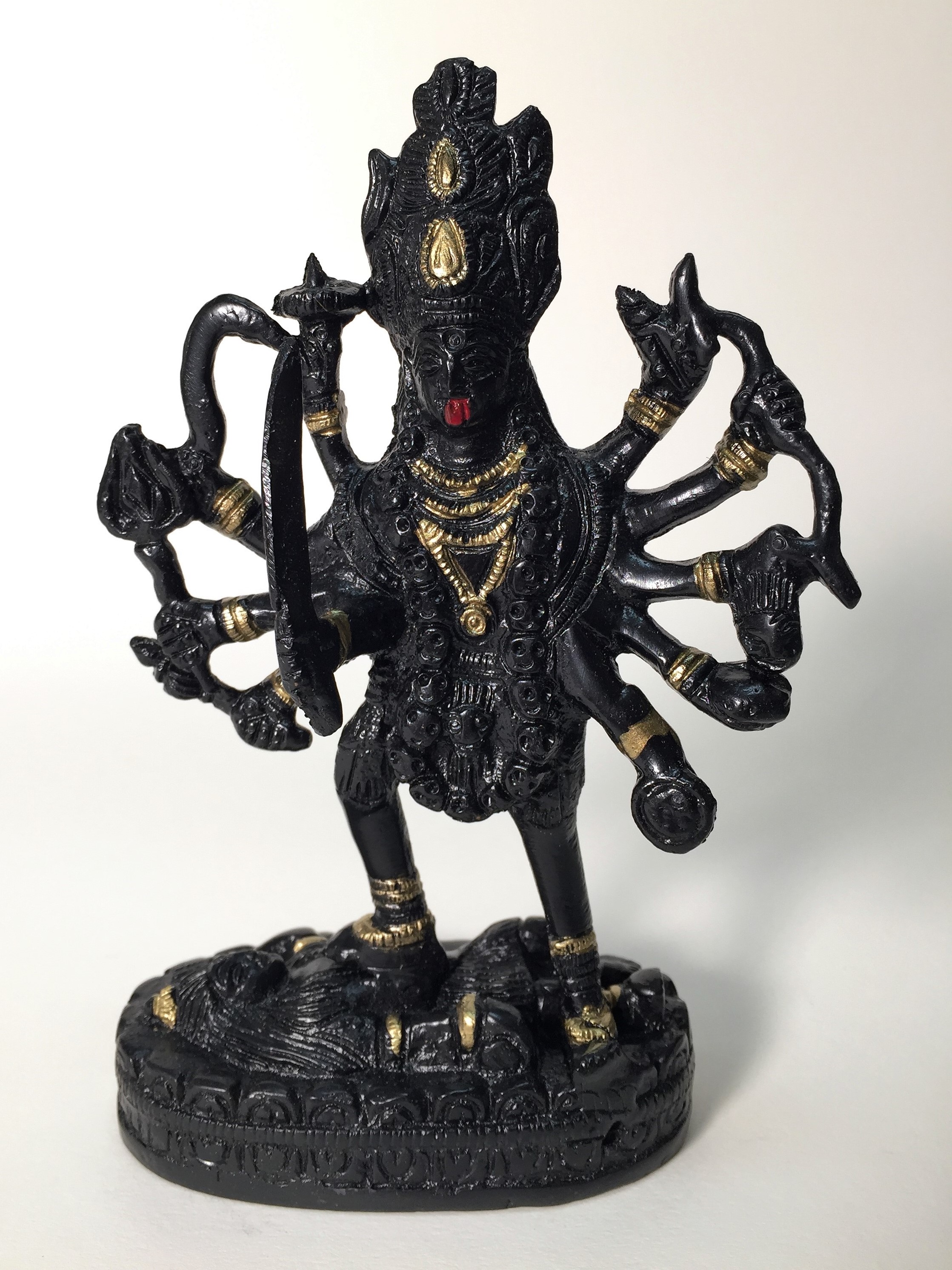 Kali-staty i Mässing