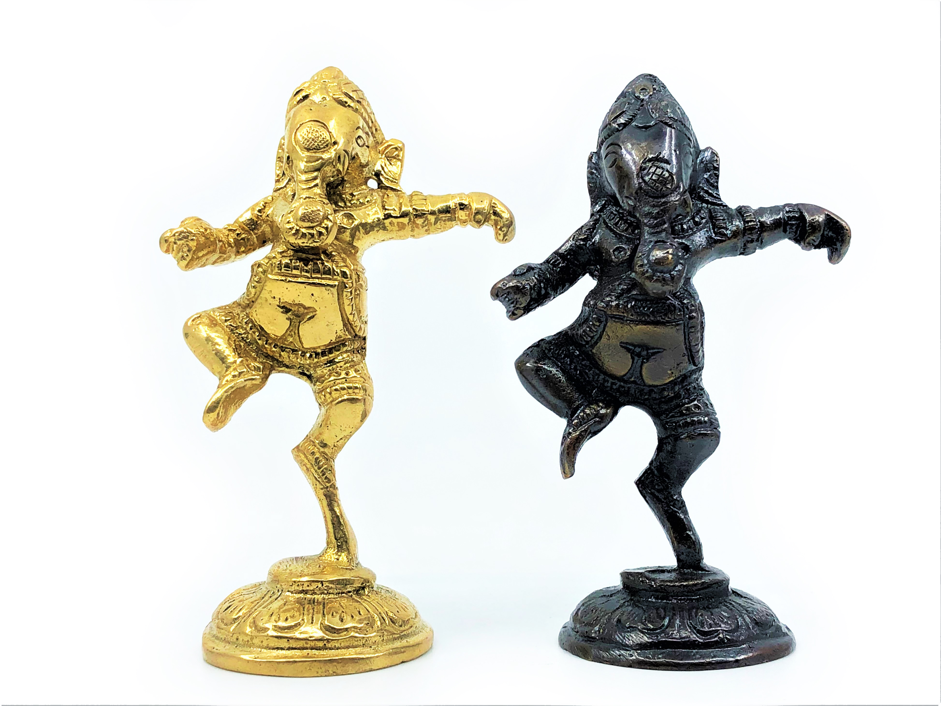 Ganesha Statues in Brass & Brons - 10