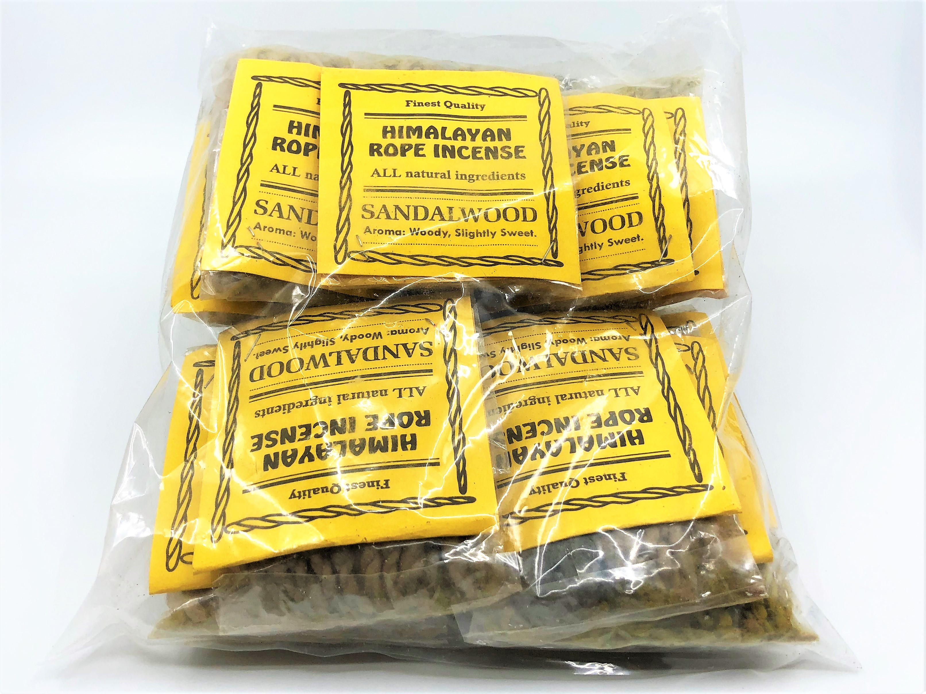 Sandalwood - Tibetan Rope Incense - LARGE