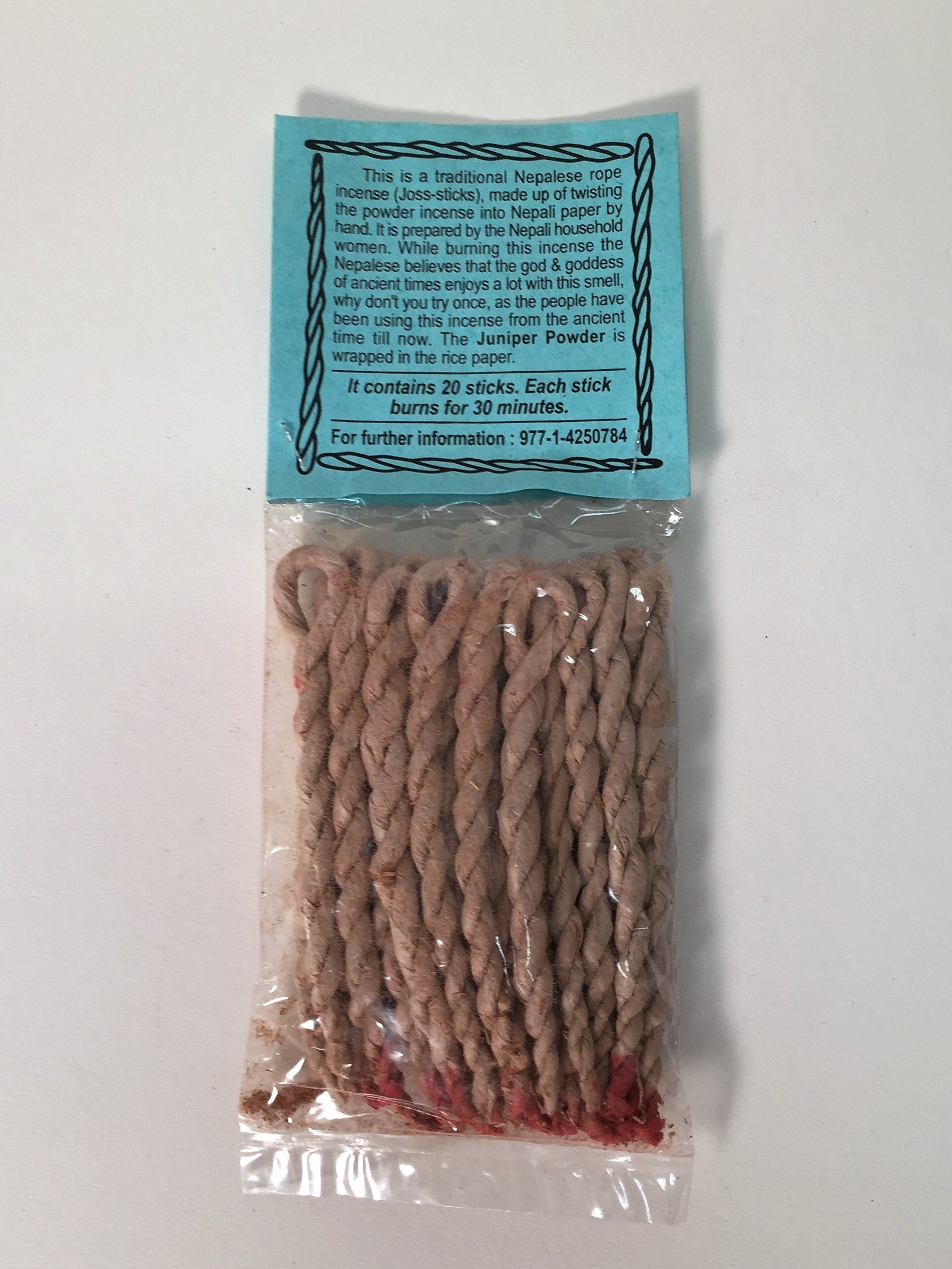 Juniper - Tibetan Rope Incense
