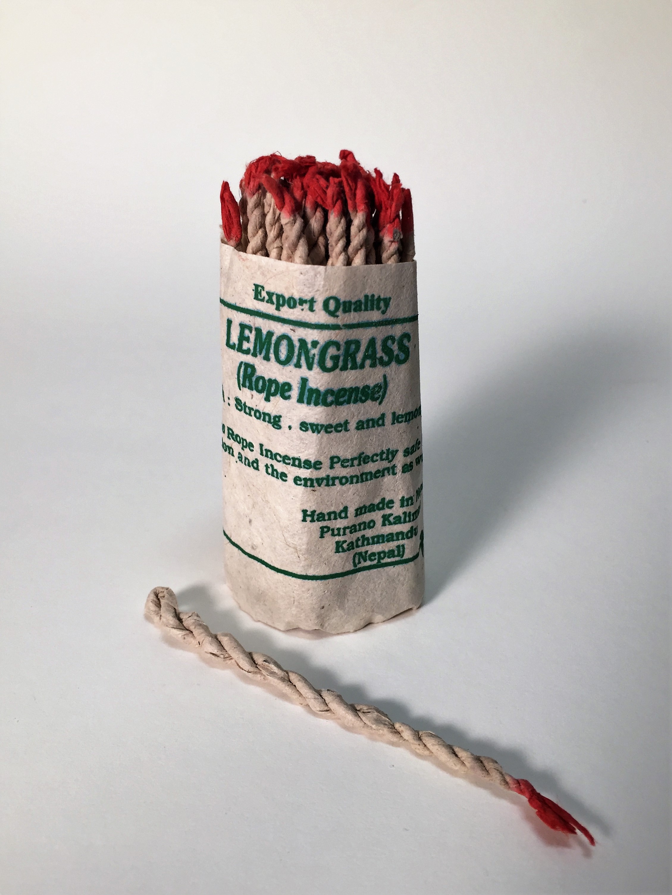 LemonGrass Handmade Rope Incense 