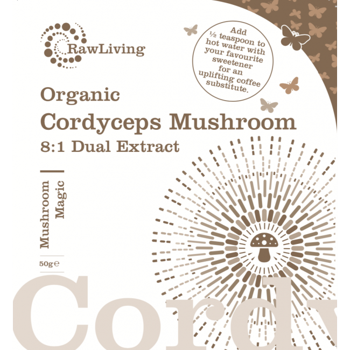 Cordyceps (Cordyceps sinensis) 8:1 Extract Powder - Vegan & Organic 50g