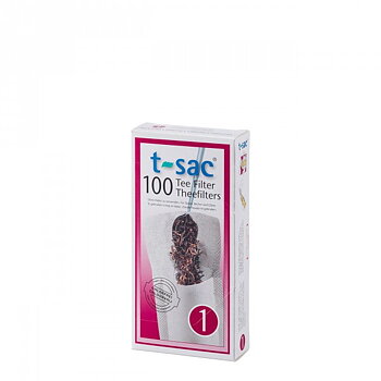 T-sac engångs tefilter storlek 1-4 - 100st