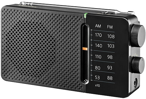 Sangean Fickradio FM AM Svart