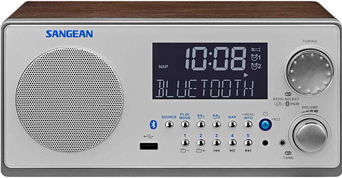 Sangean Bluetooth Wood FM RDS