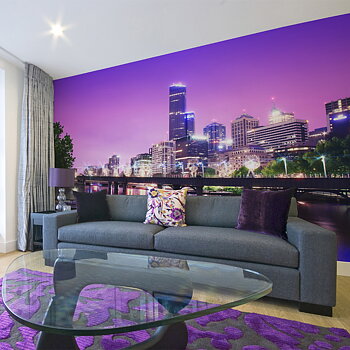Fototapet - Yarra river - Melbourne (450 x 270 cm)