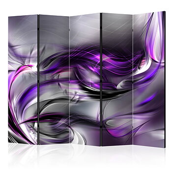 Rumsavdelare - Purple Swirls  (Abstarkt) 225x172 cm