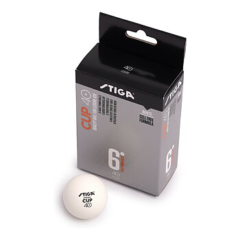 Stiga TT Balls Perform 3-X, 6-Pack Bordtennisbollar