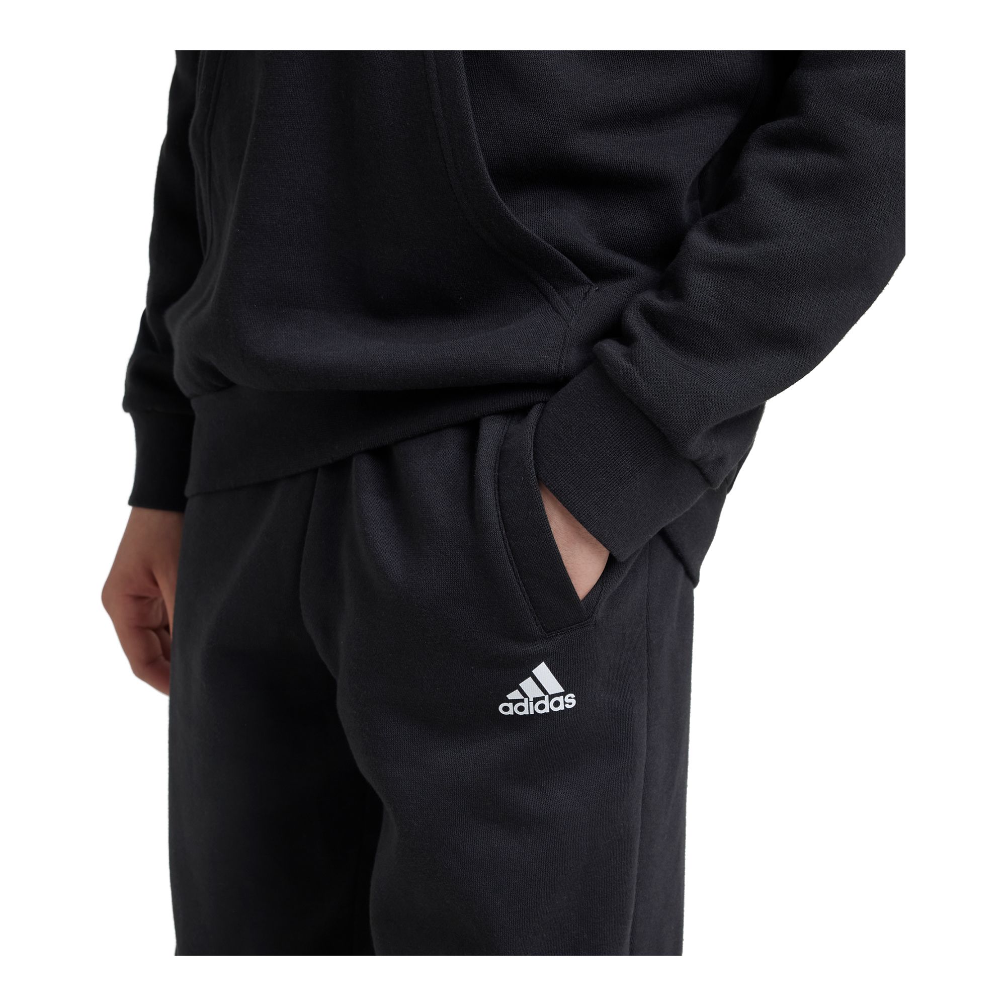 Adidas Junior Essentials Small Logo Feel Cozy Fleece Pant Collegebyxor - 3