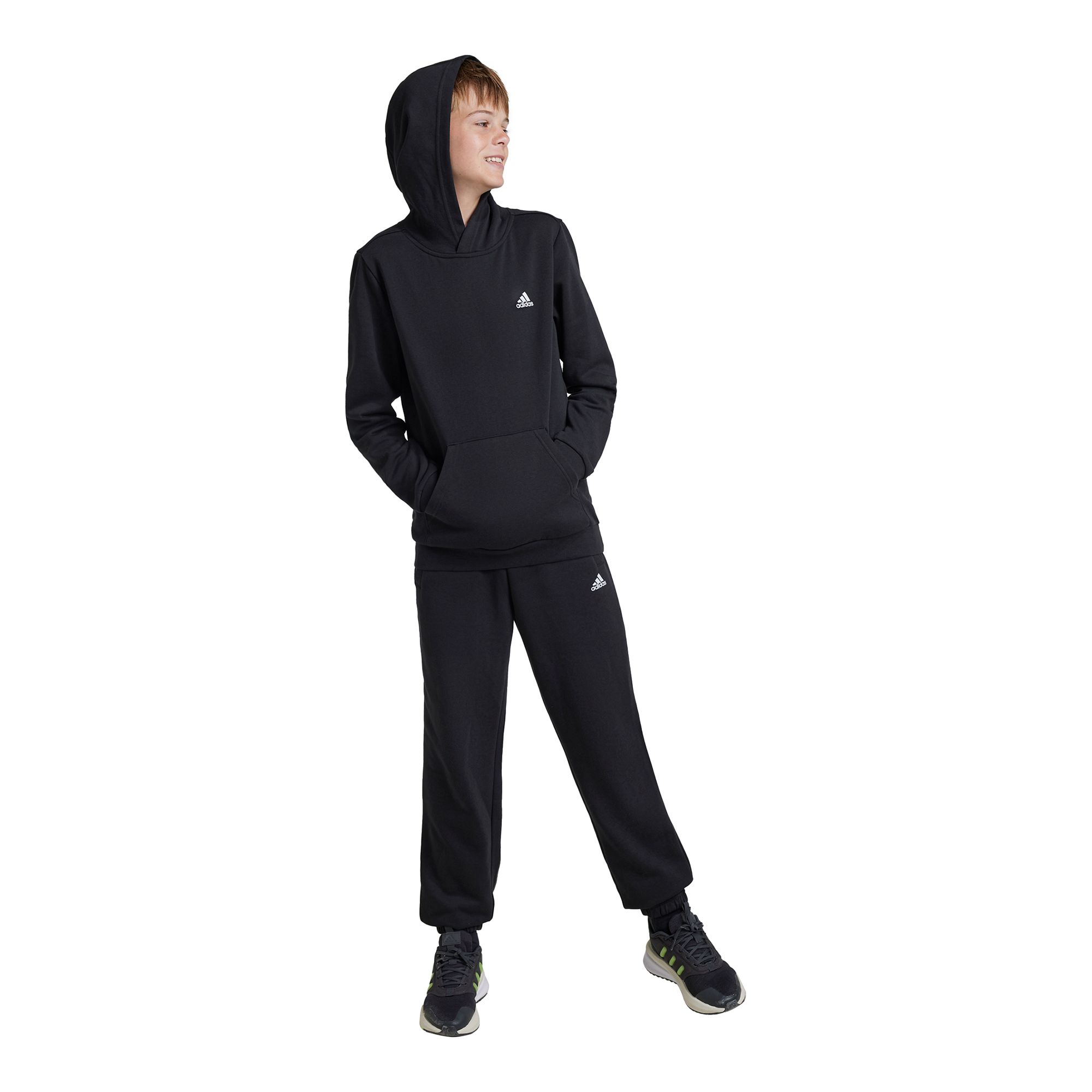 Adidas Junior Essentials Small Logo Feel Cozy Fleece Pant Collegebyxor - 2