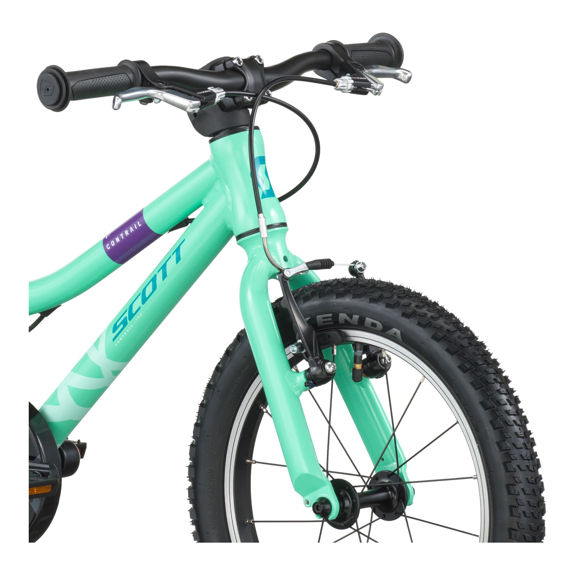 Scott Contrail 160 0-Växlad Barncykel Mountainbike - 4