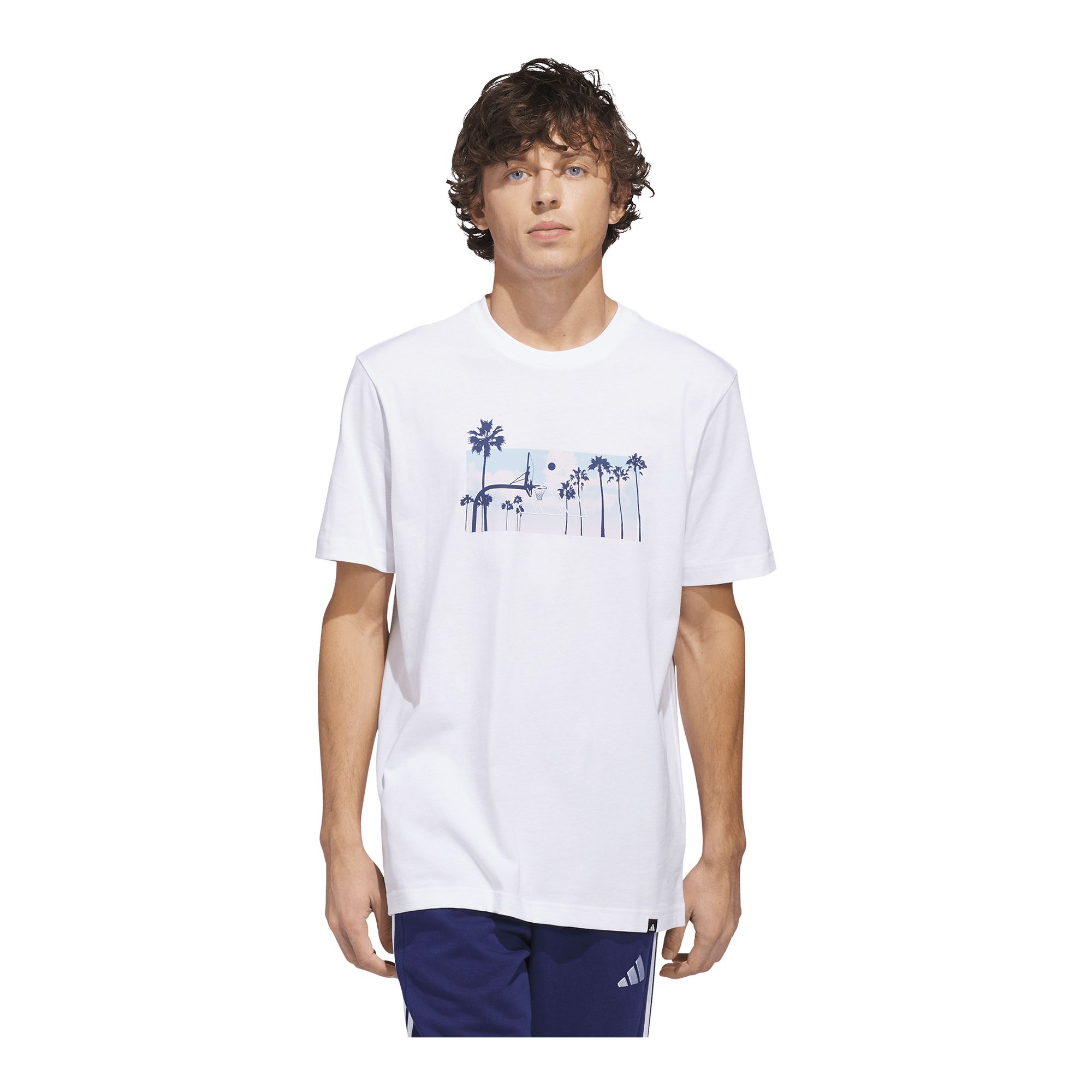 Adidas M Summer Sunset Graphic T-Shirt - 2
