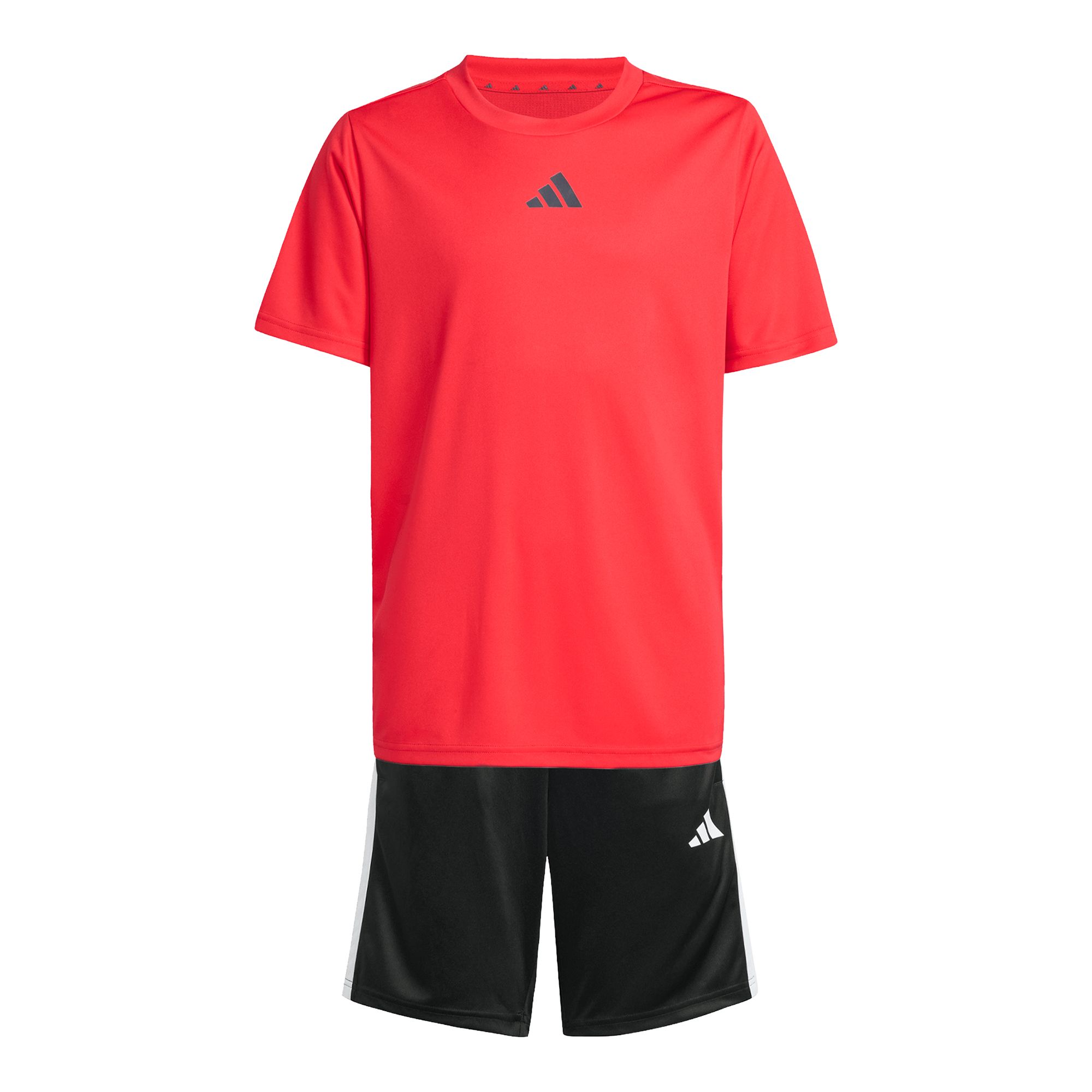 Adidas Train Essentials 3-Stripes Tee Set Kids Träningsställ