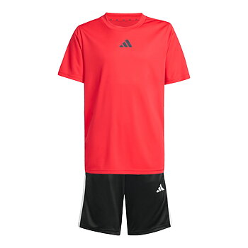 Adidas Train Essentials 3-Stripes Tee Set Kids Träningsställ