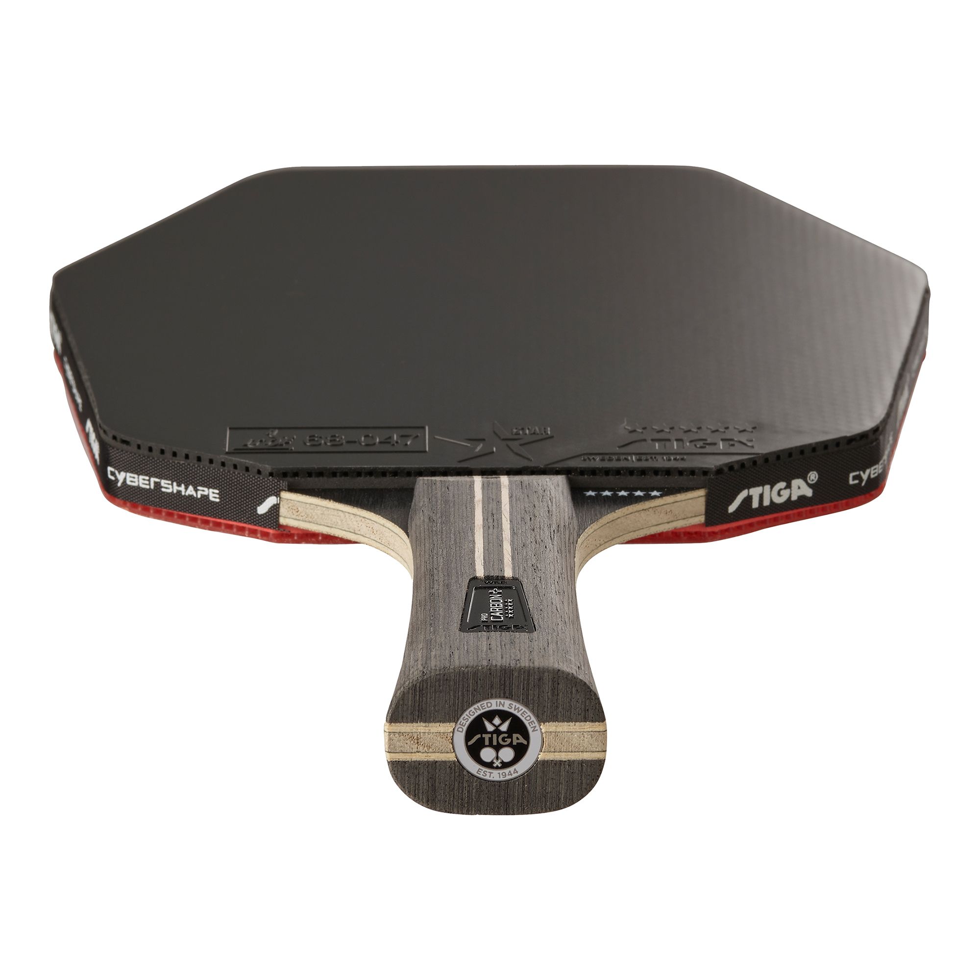 Stiga Bat Pro Carbon Plus Cybershape 5-S Bordtennisracket
