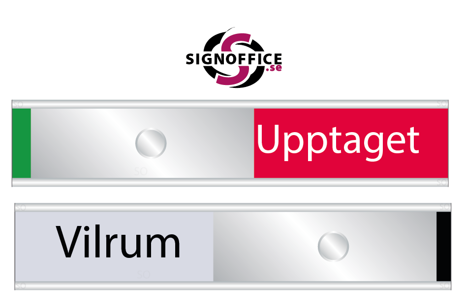 Statusskylt för Vilrummet