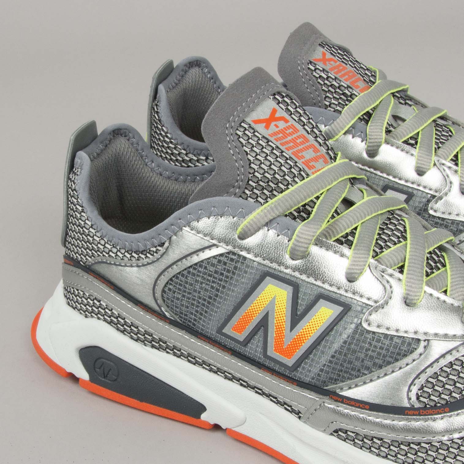 new balance x racer silver