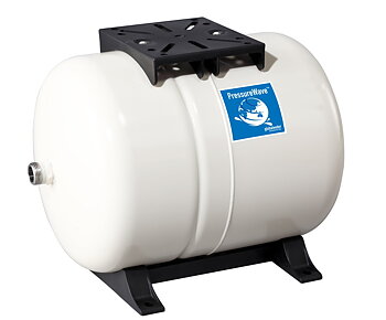 Membranhydrofor 60 L, i stål, liggande modell