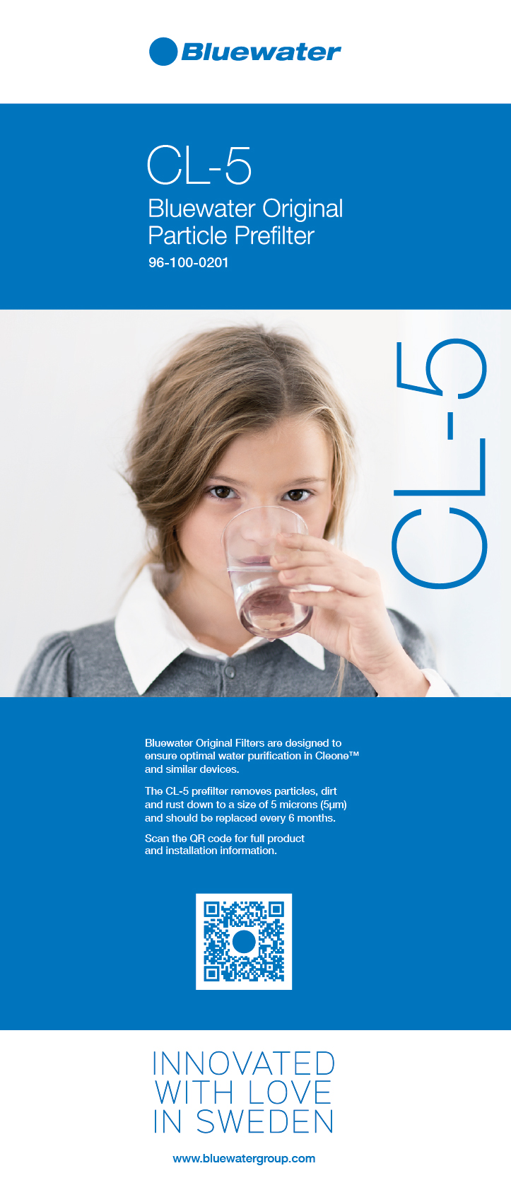 Cleone CL-5 förfilter 5 my - 2