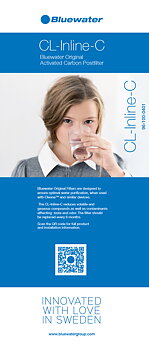 Cleone CL-inline-C efterfilter aktivt kol