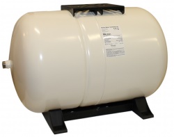 Membranhydrofor 100 L, i stål, liggande modell
