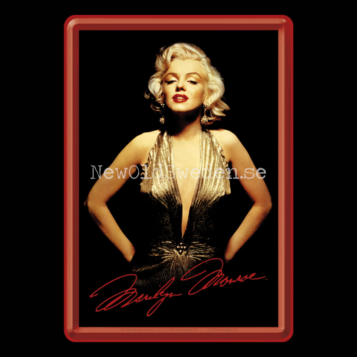 NORMA JEANE BAKER Marilyn Monroe - METAL CARD T5