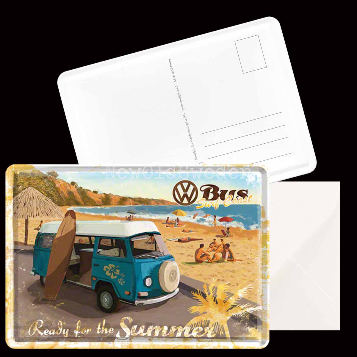 VW Bus Surf Coast - METAL CARD T1 - 8