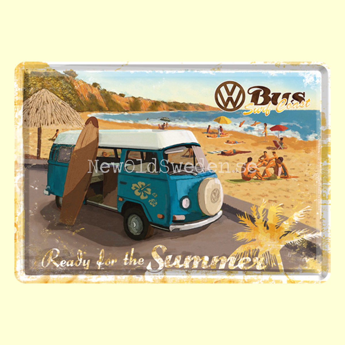 VW Bus Surf Coast - METAL CARD T1 - 5