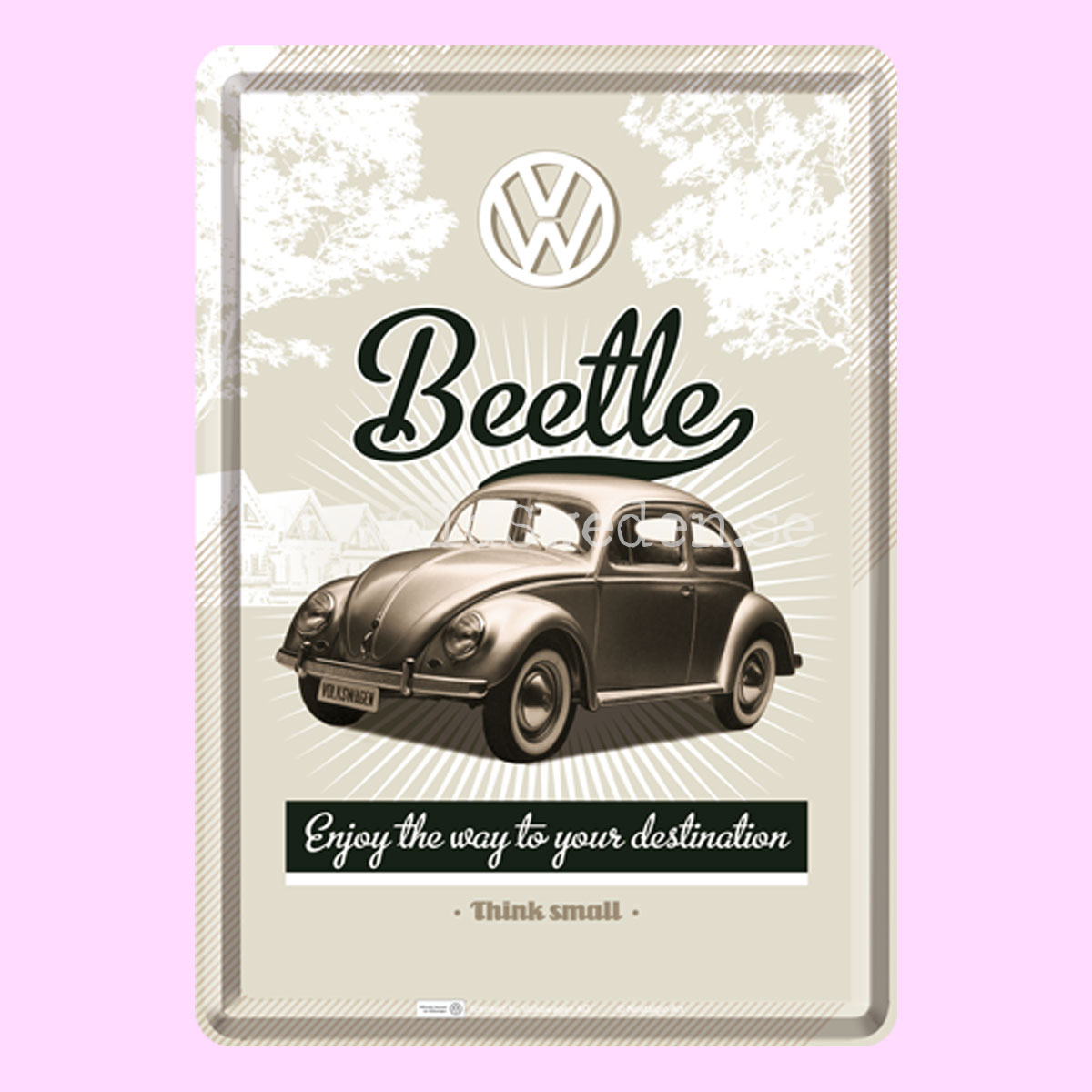 Think small VW Beetle METAL CARD T3 - 6