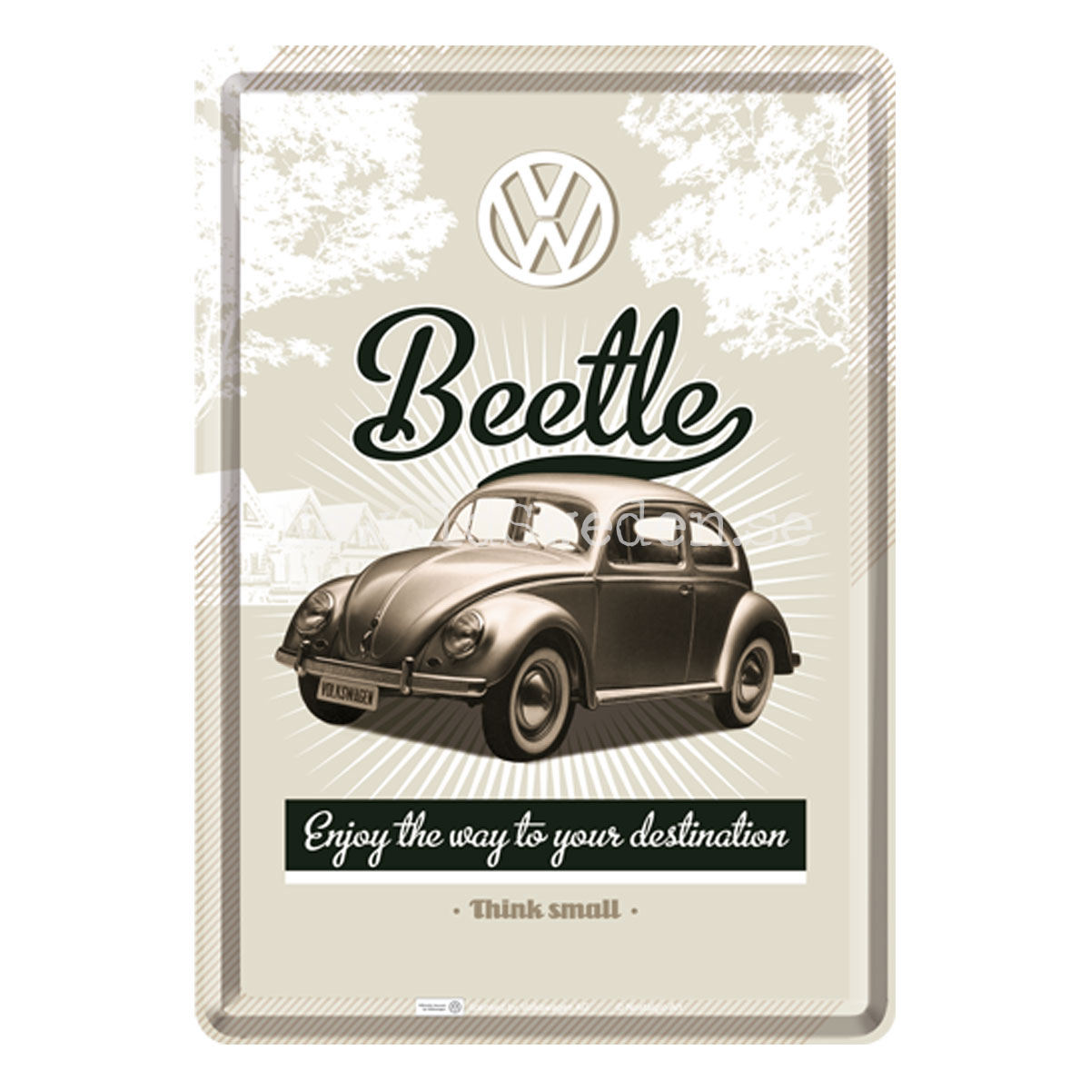 Think small VW Beetle METAL CARD T3 - 7