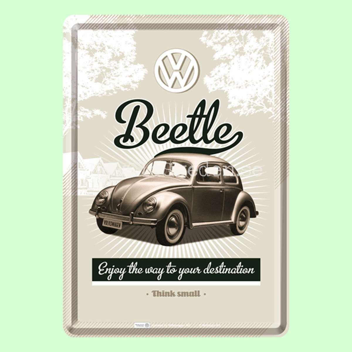 Think small VW Beetle METAL CARD T3 - 5