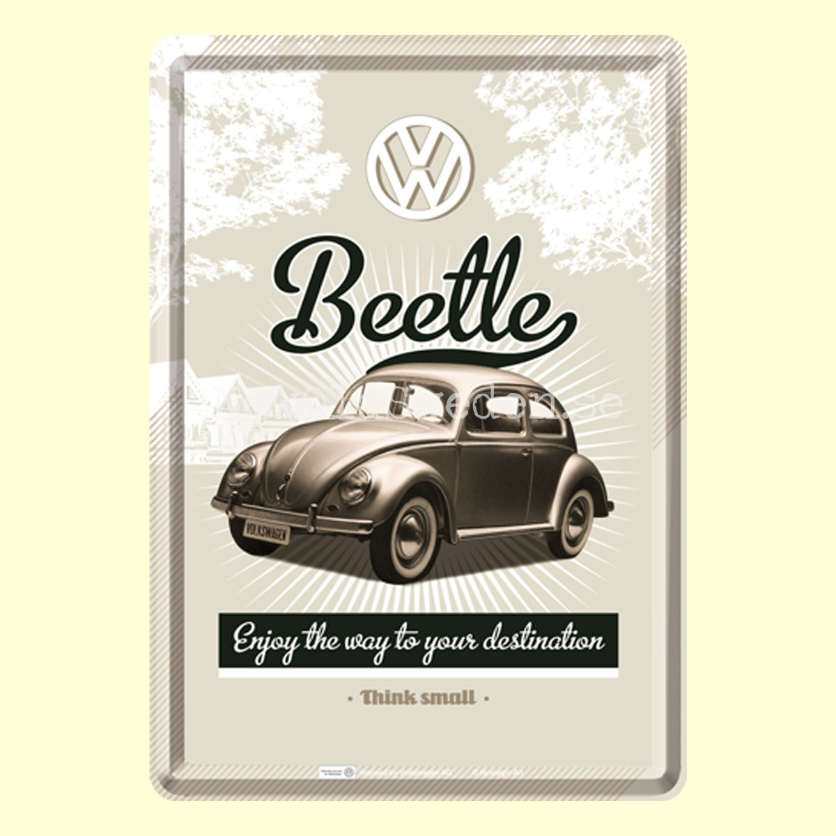Think small VW Beetle METAL CARD T3 - 3