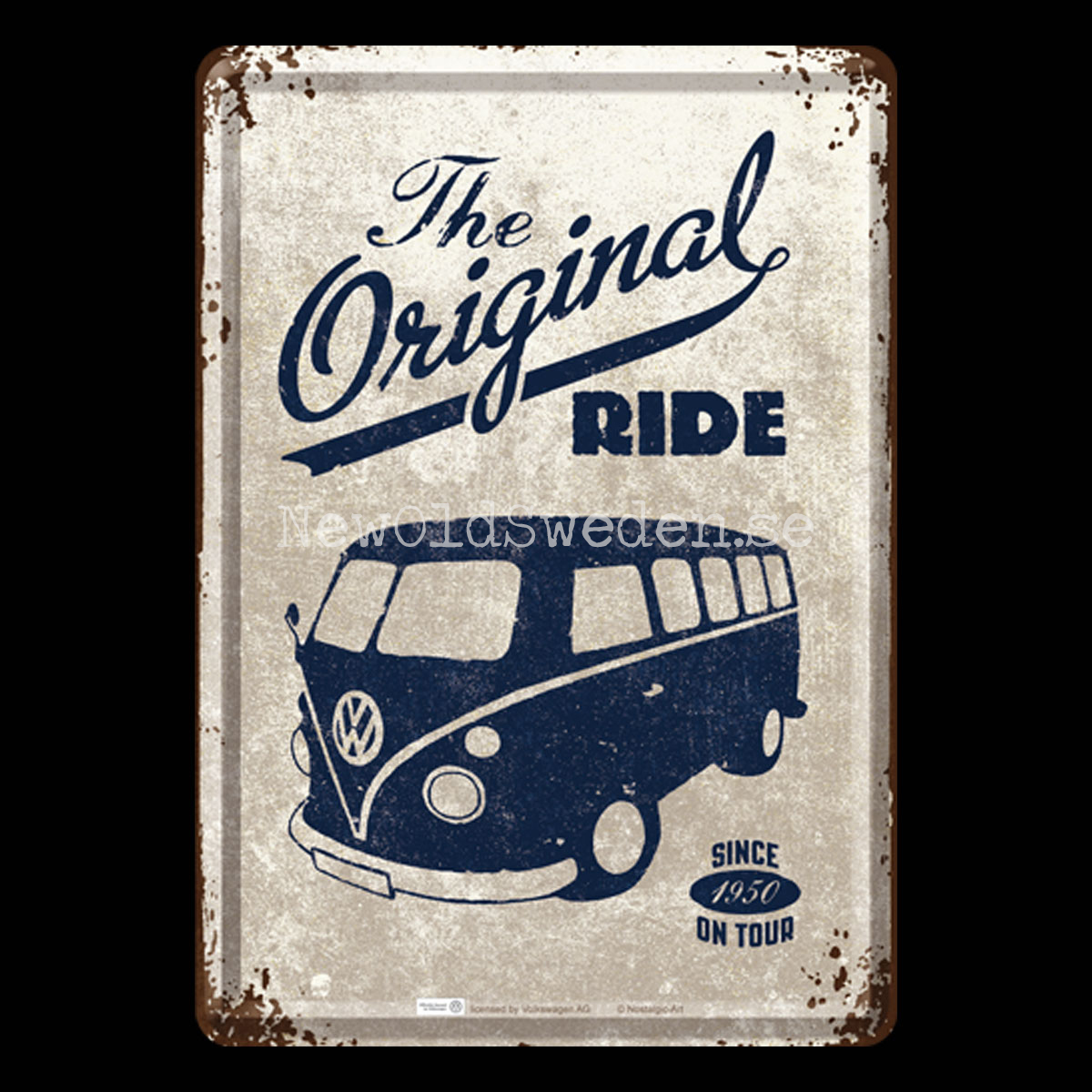 The Original VW SINCE 1956 ON TOUR METAL CARD T3