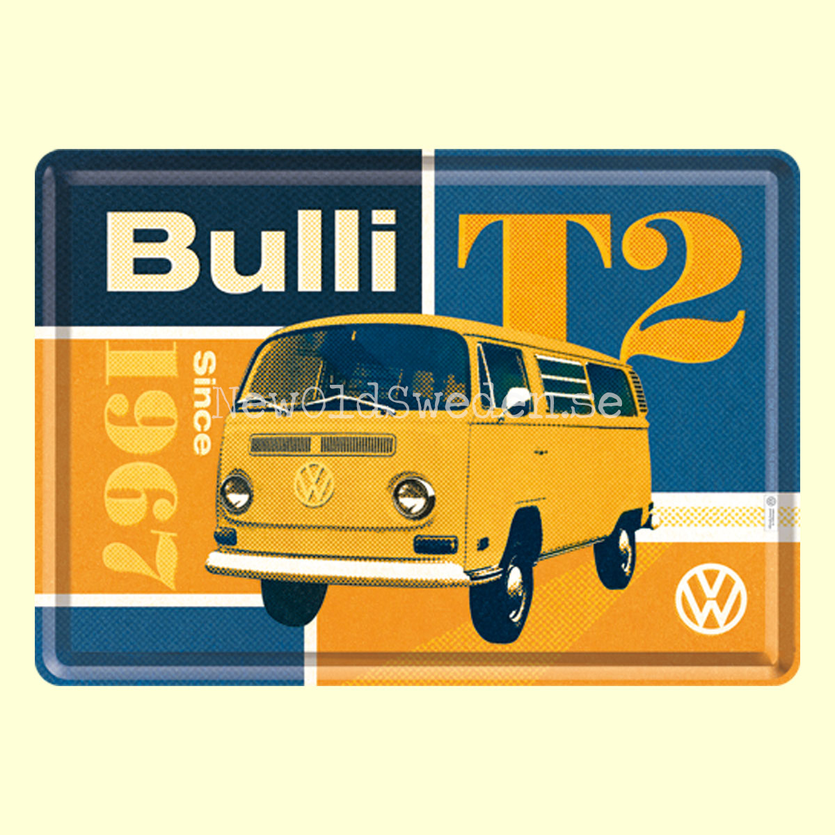 Bulli T2 VW Since 1967 - METAL CARD T4 - 4