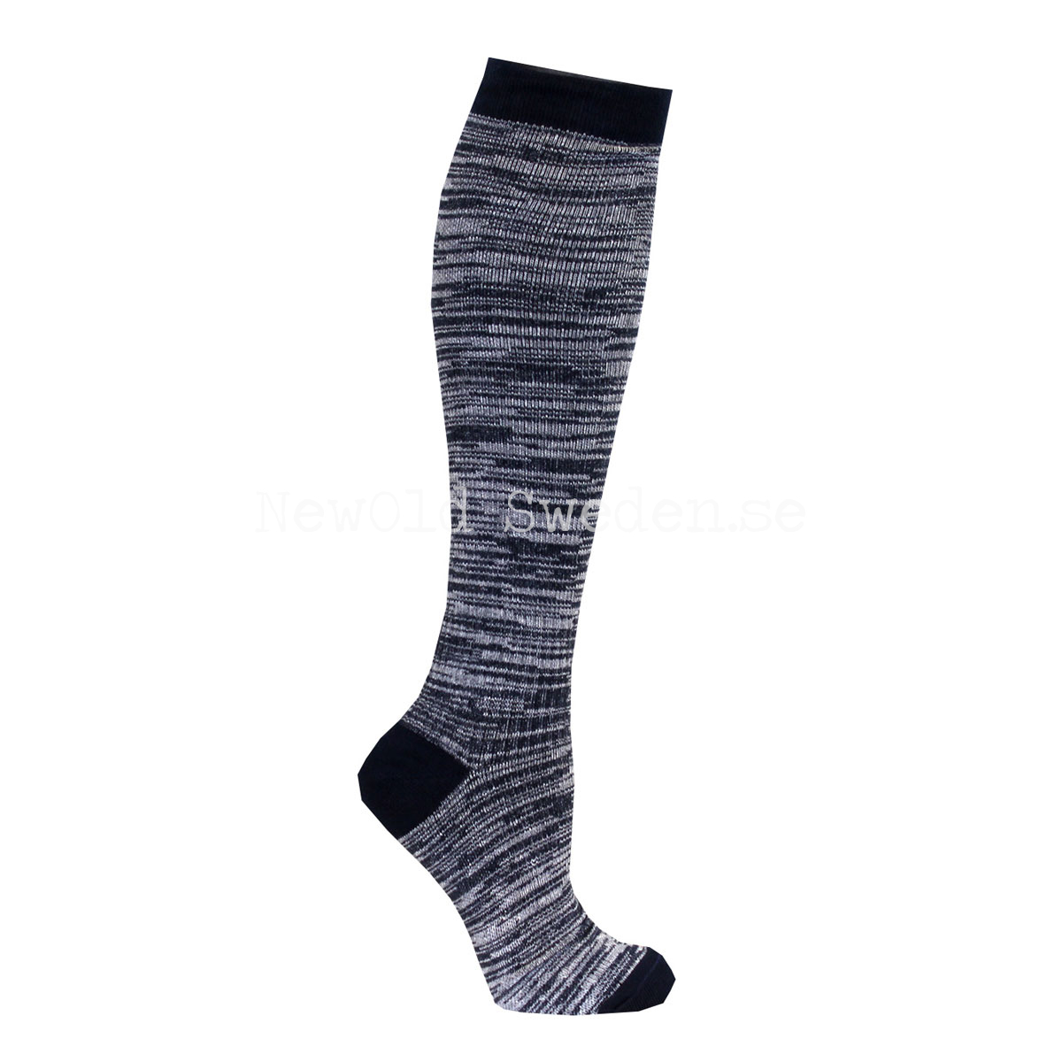 Stödstrumpa Black/Grey Struct 36-40 - ST06