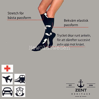 Stödstrumpa Light Grey 36-40 - ST01