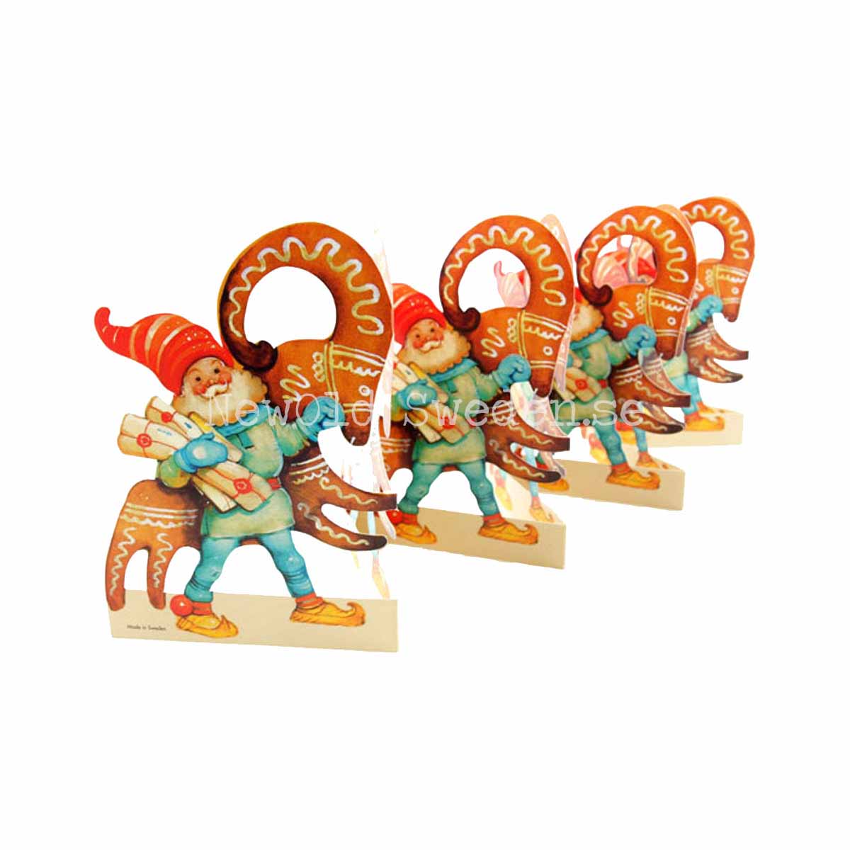 Pappersrader Pepparkaksbock - 66 x 15 cm - R09 - 4