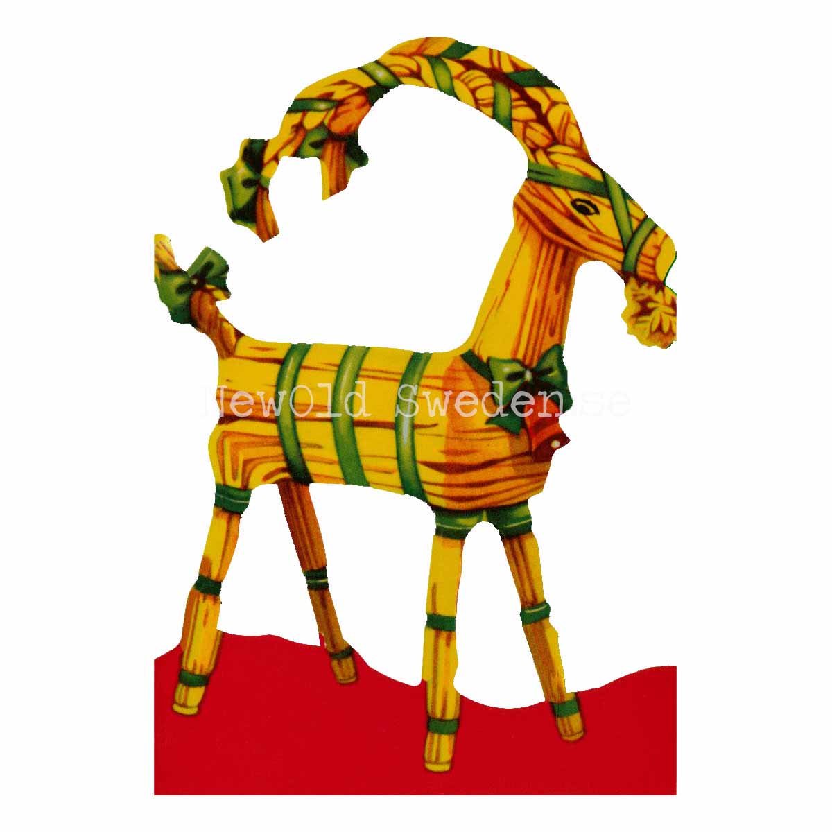Pappersrader Halmbock - 63 x 15 cm - R09 - 5