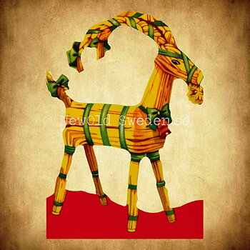 Pappersrad Halmbock 15 x 63 cm - R09